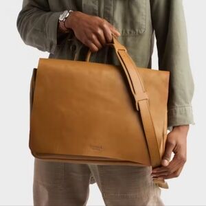NIB Shinola leather Post bag (messenger style)